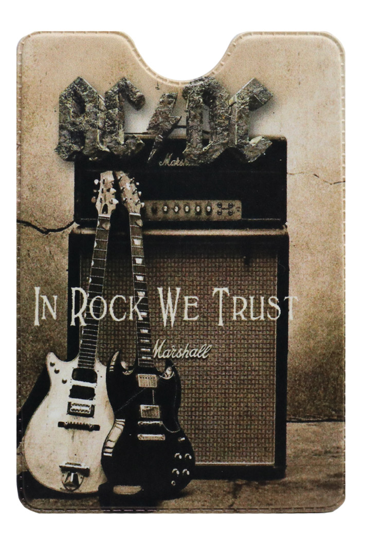 Обложка для проездного RockMerch In Rock We Trust - фото 1 - rockbunker.ru
