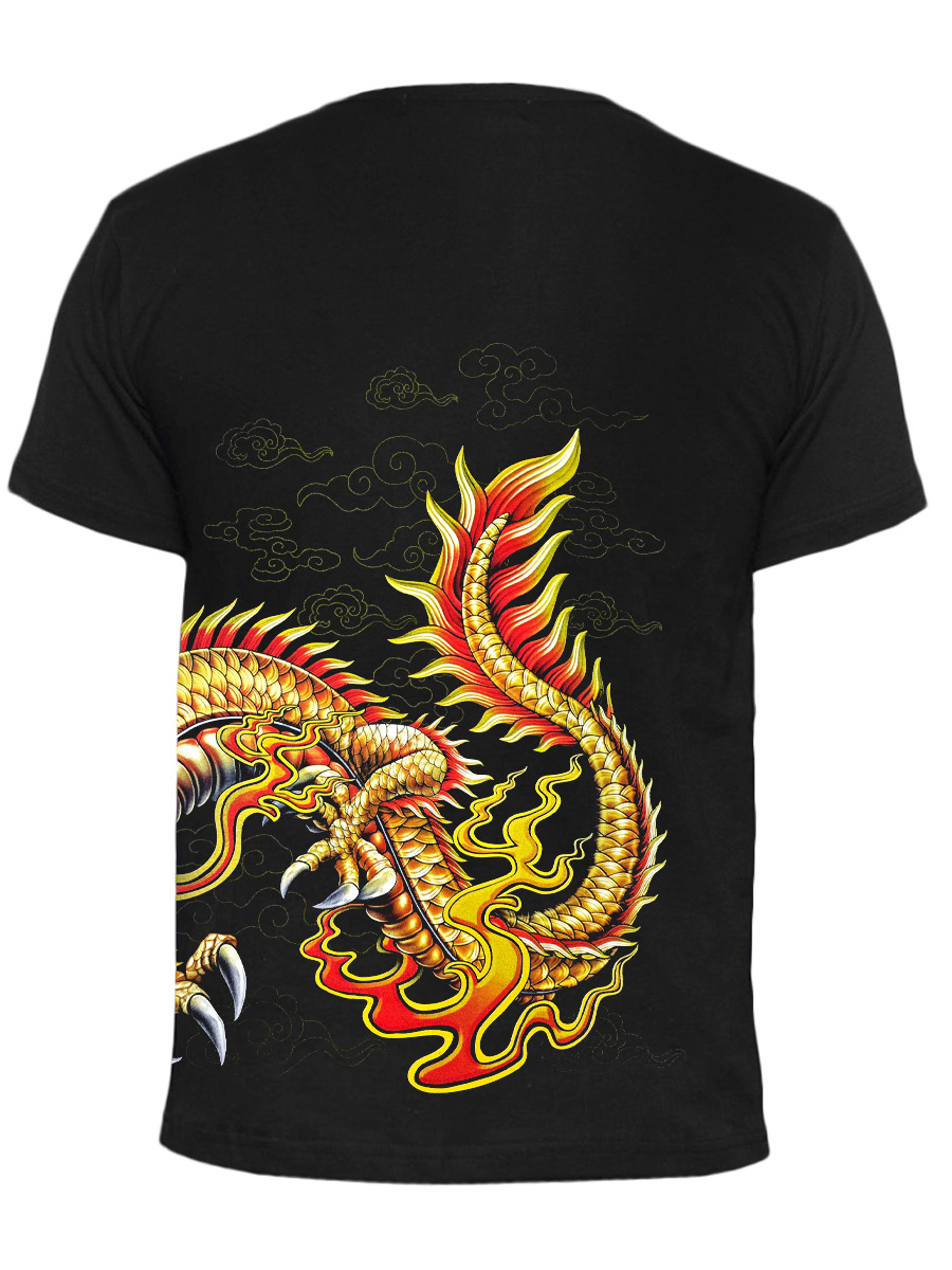 Футболка Rock Chang Золотой Дракон - фото 2 - rockbunker.ru