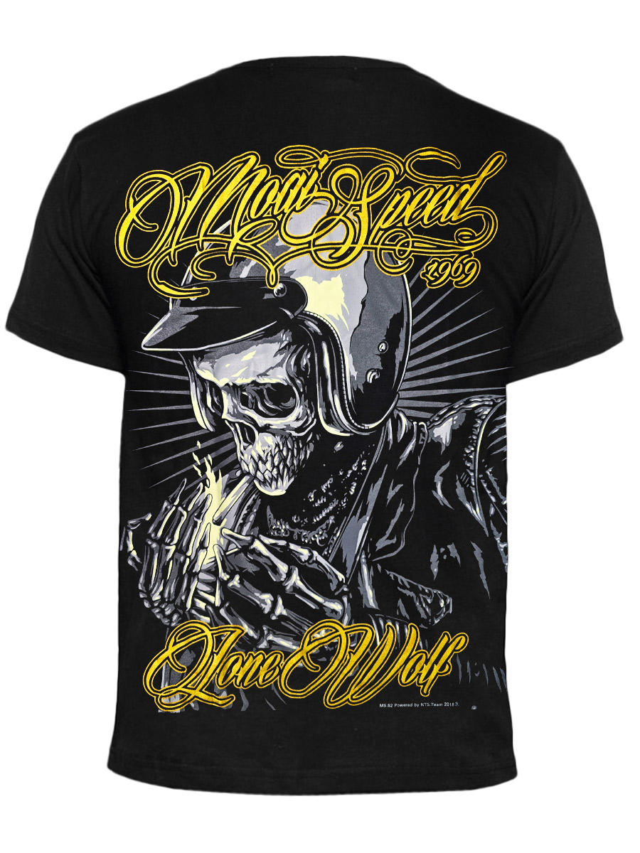 Футболка Moai Speed Lone Wolf - фото 1 - rockbunker.ru