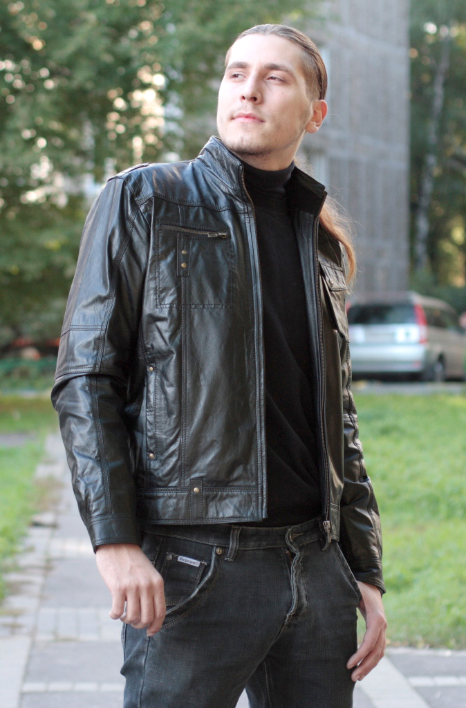 Куртка кожаная Leather Inn - фото 3 - rockbunker.ru
