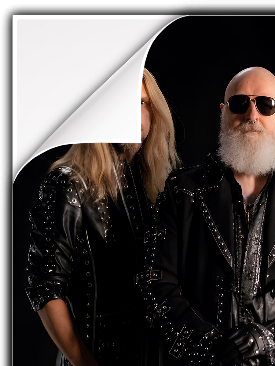 Плакат самоклеющийся на стену  Judas Priest - фото 3 - rockbunker.ru