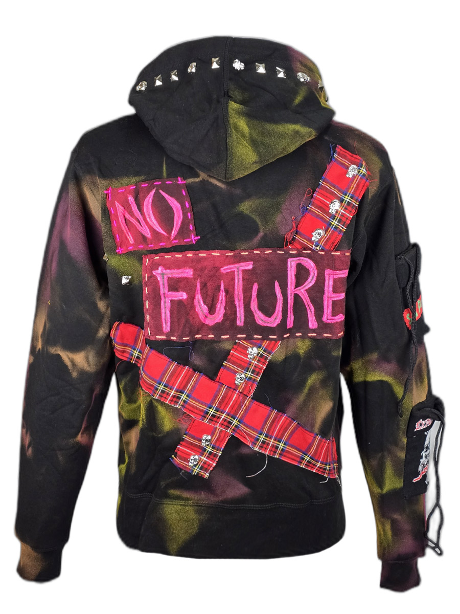 Кастомная толстовка No Future - фото 2 - rockbunker.ru