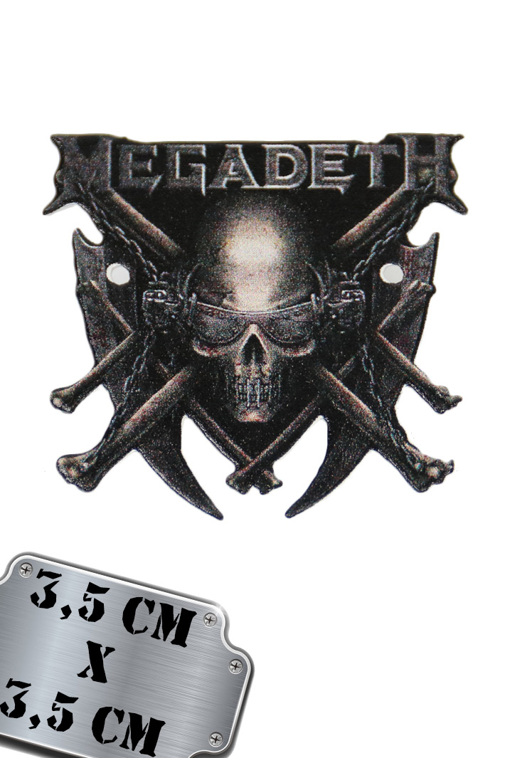 Значок-пин Megadeth - фото 1 - rockbunker.ru