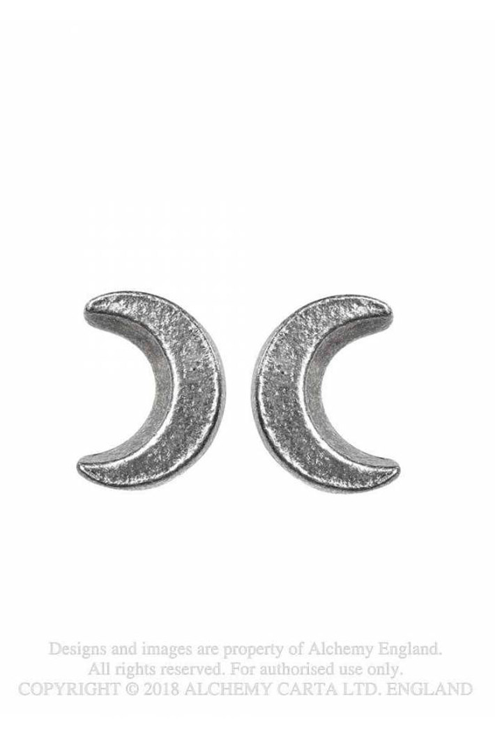 Серьги Alchemy Gothic E417 Sickle Moon - фото 1 - rockbunker.ru