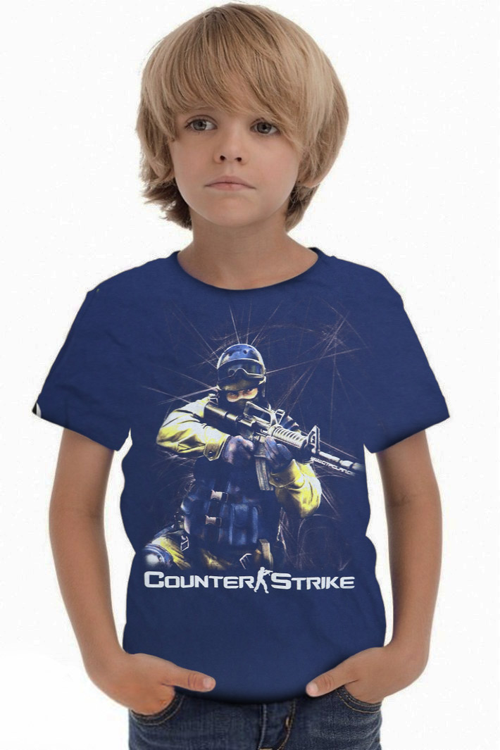 Футболка детская Counter-Strike - фото 1 - rockbunker.ru