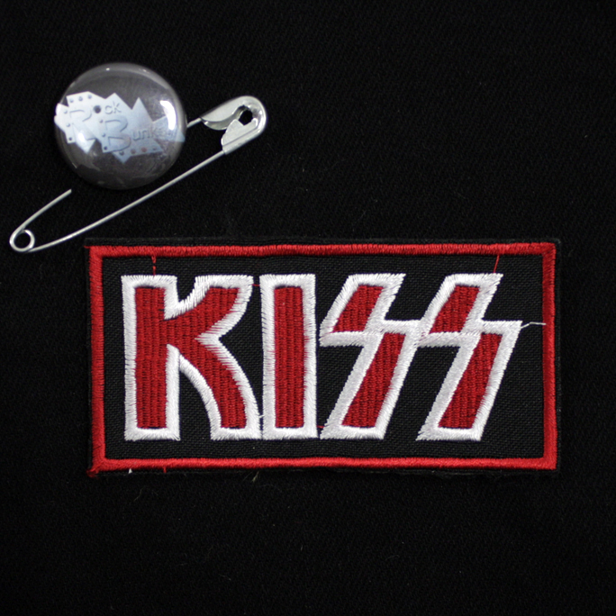 Нашивка Kiss - фото 1 - rockbunker.ru