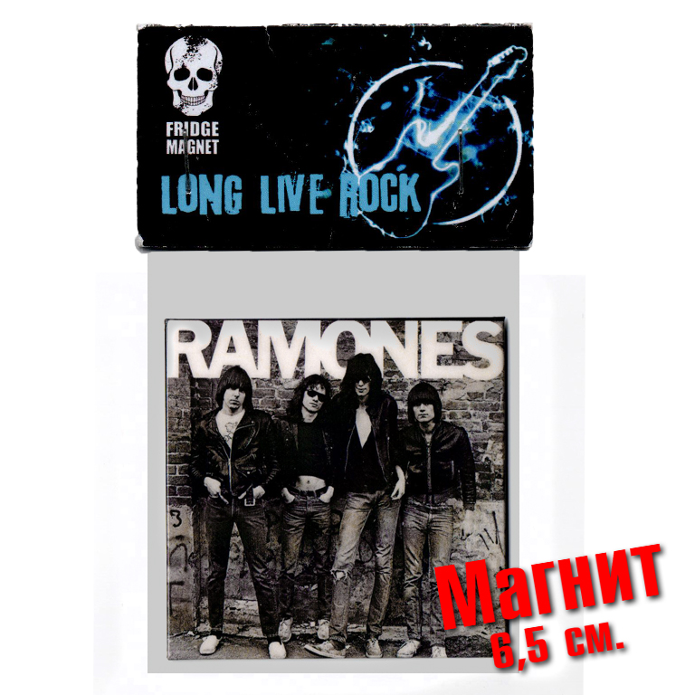 Магнит RockMerch Ramones - фото 2 - rockbunker.ru