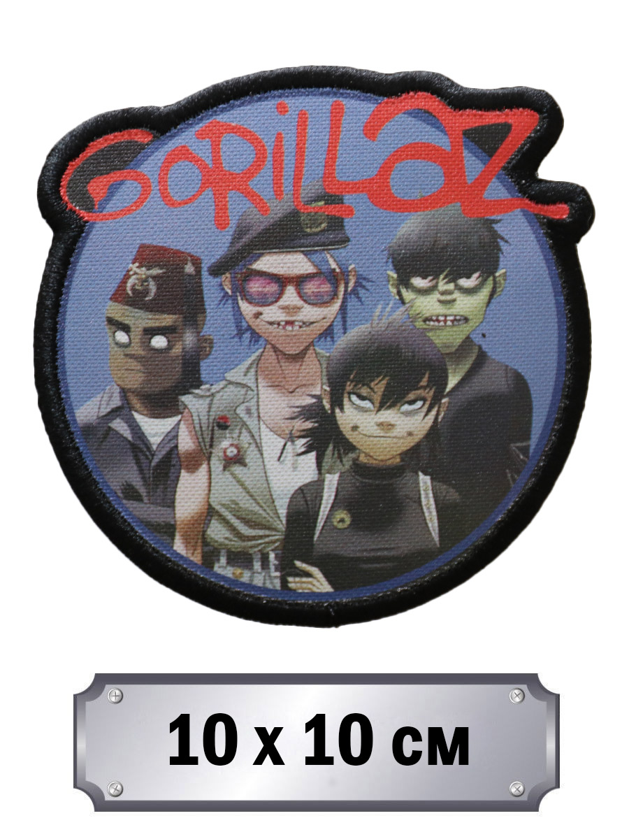 Нашивка Rock Merch VIP Gorillaz - фото 1 - rockbunker.ru