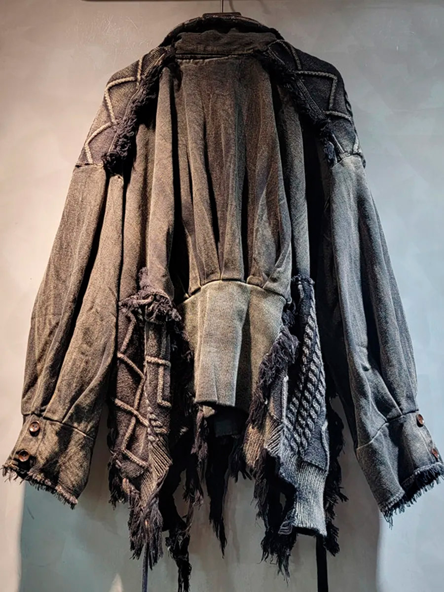 Куртка Oversize Черная - фото 2 - rockbunker.ru