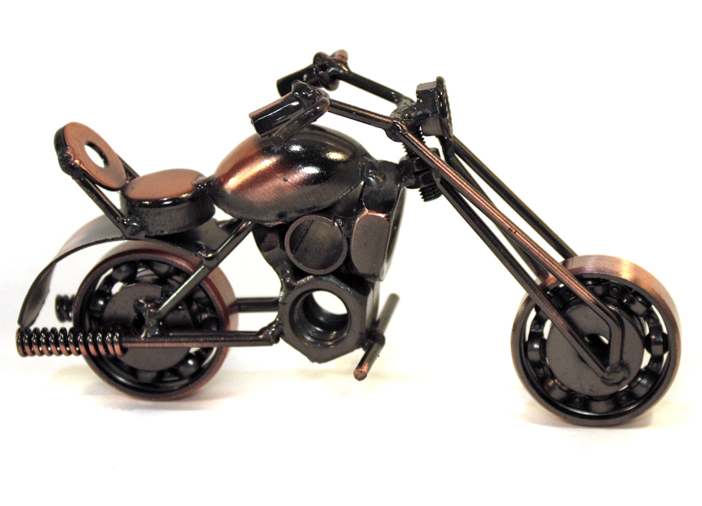 Сувенирная модель Мотоцикл ручной работы МРС025 - фото 1 - rockbunker.ru