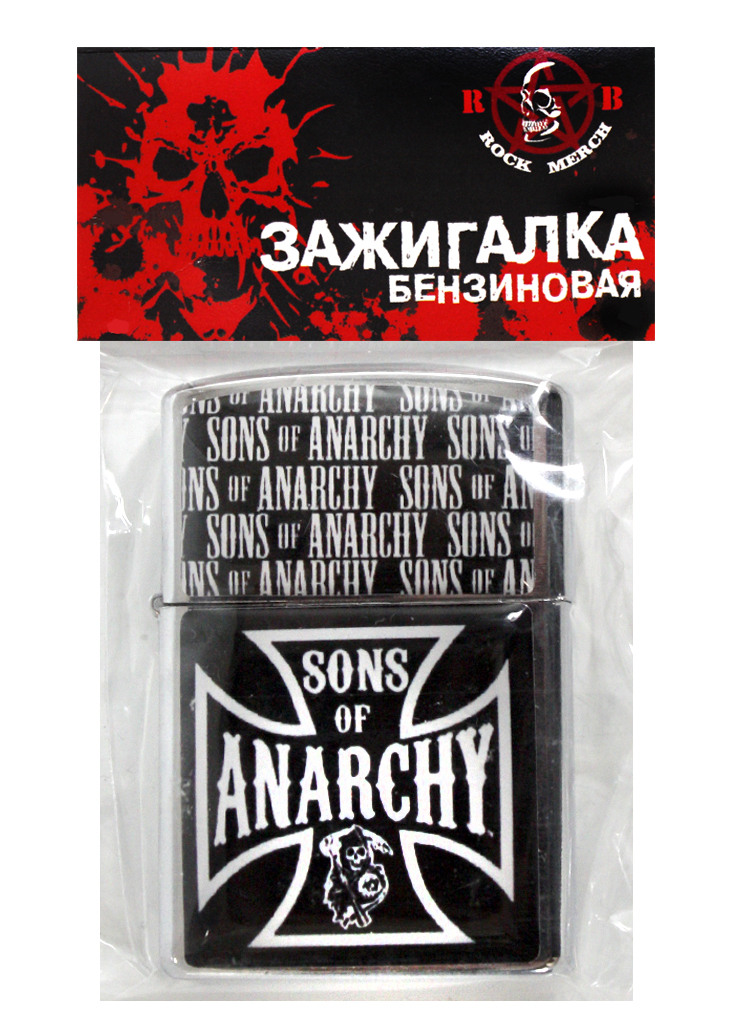 Зажигалка RockMerch Sons of Anarchy - фото 2 - rockbunker.ru