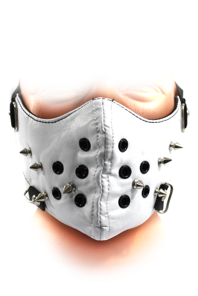 Rave маска с шипами - фото 2 - rockbunker.ru