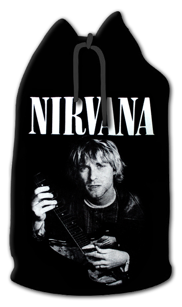 Торба Nirvana Kurt Cobain текстильняа - фото 1 - rockbunker.ru