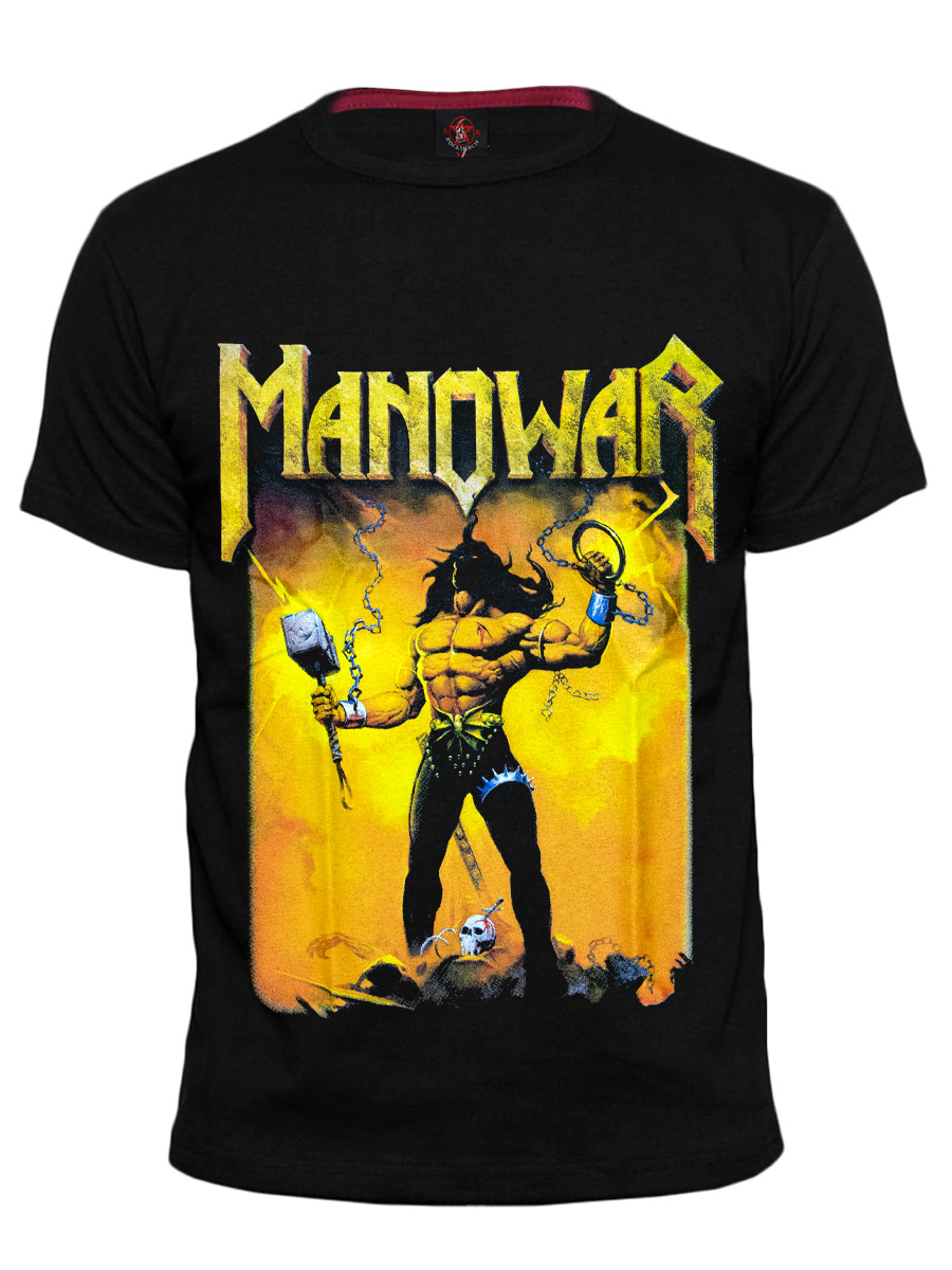 Футболка RockMerch Manowar - фото 1 - rockbunker.ru