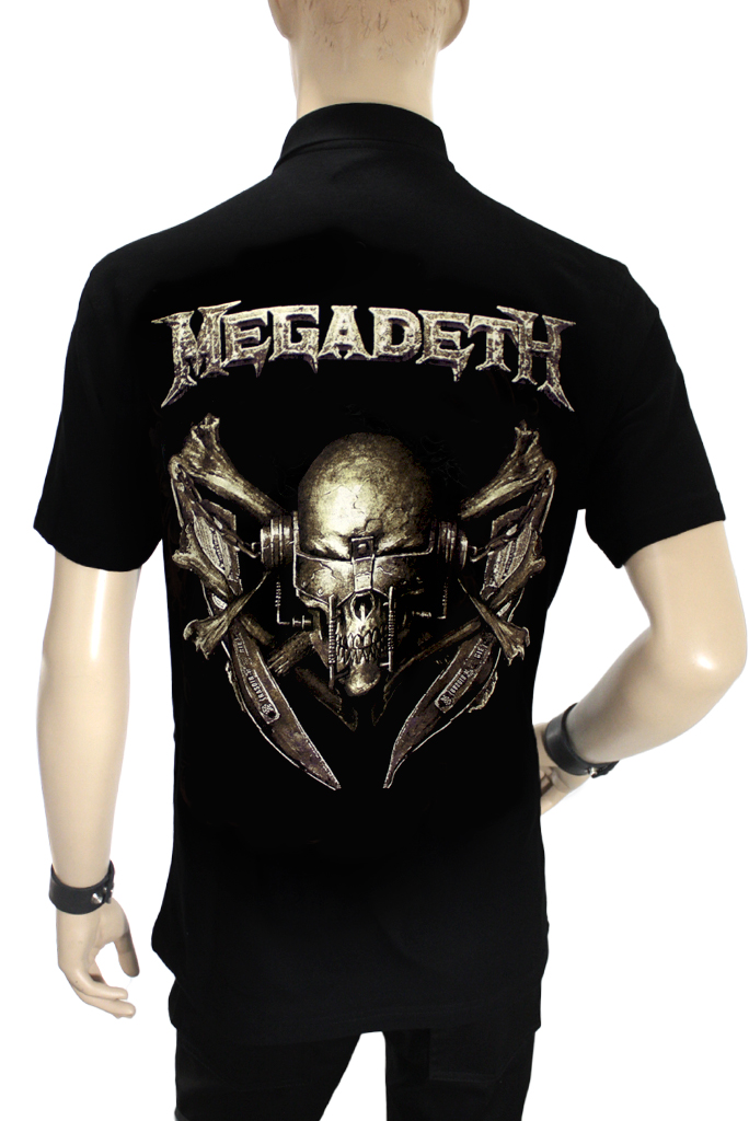 Поло Megadeth - фото 2 - rockbunker.ru