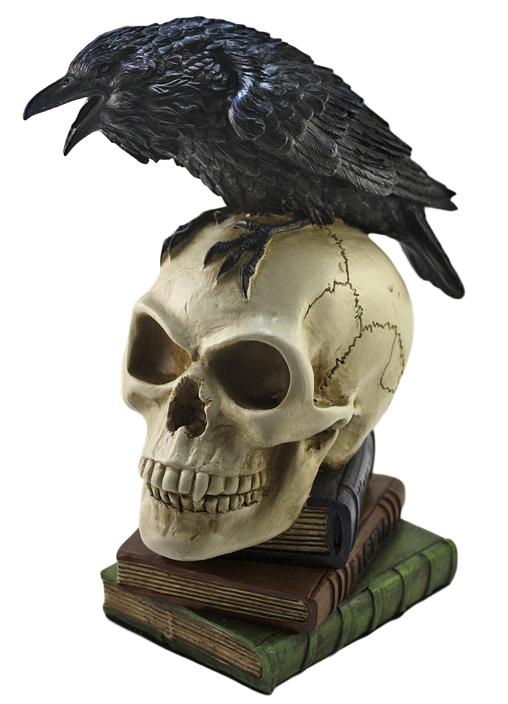 Статуэтка Alchemy Gothic V17 Poes Raven - фото 1 - rockbunker.ru