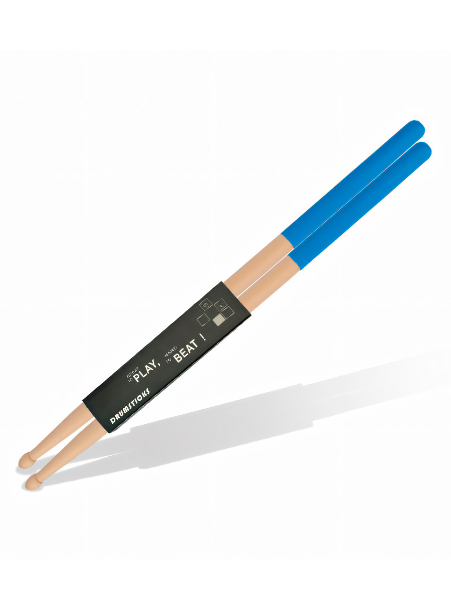 Барабанные палочки Moboog Синие - фото 1 - rockbunker.ru