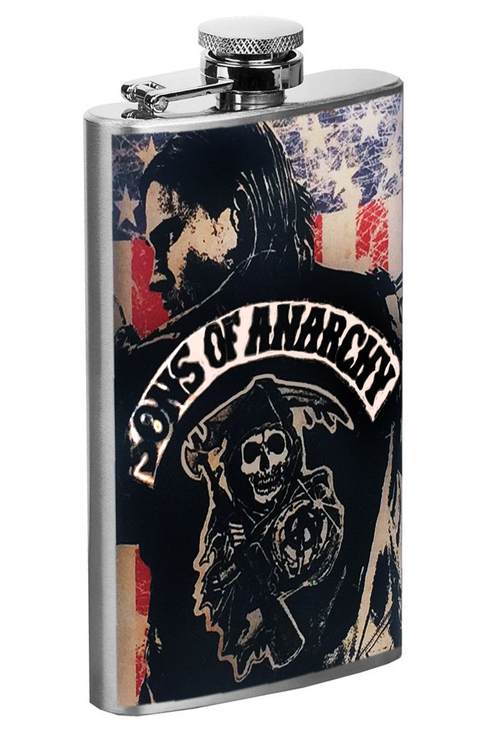 Фляга Sons Of Anarchy 9oz - фото 2 - rockbunker.ru