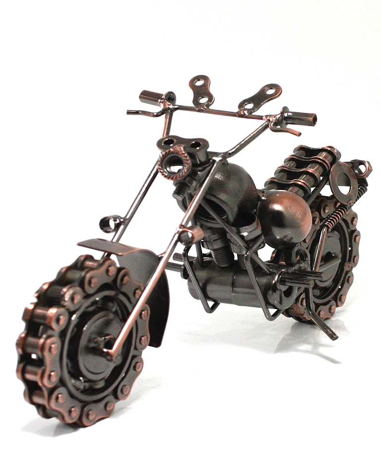 Сувенирная модель Мотоцикл ручной работы МРС016 - фото 2 - rockbunker.ru