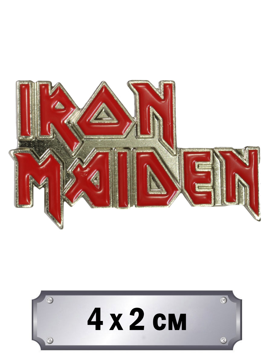 Значок Iron Maiden - фото 1 - rockbunker.ru