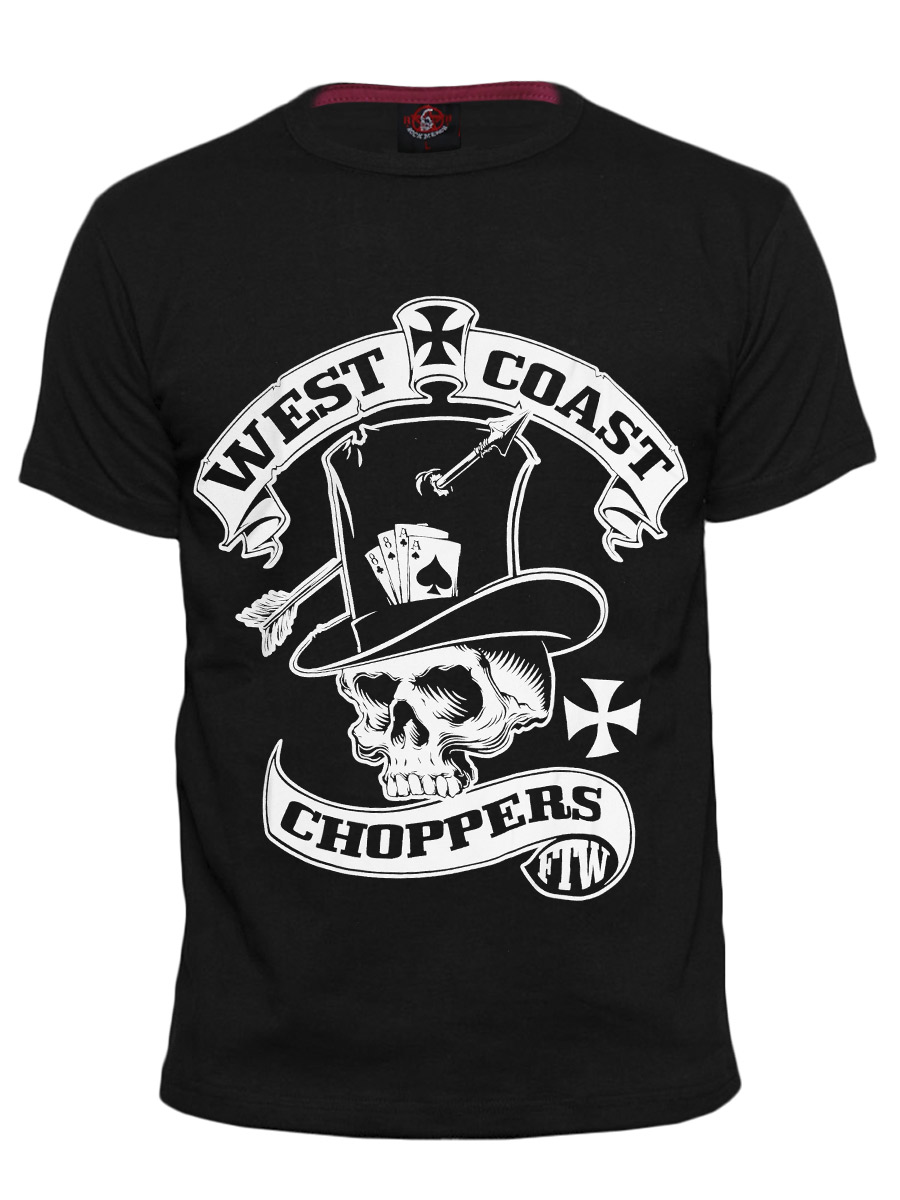 Футболка RockMerch West Coast Choppers - фото 1 - rockbunker.ru