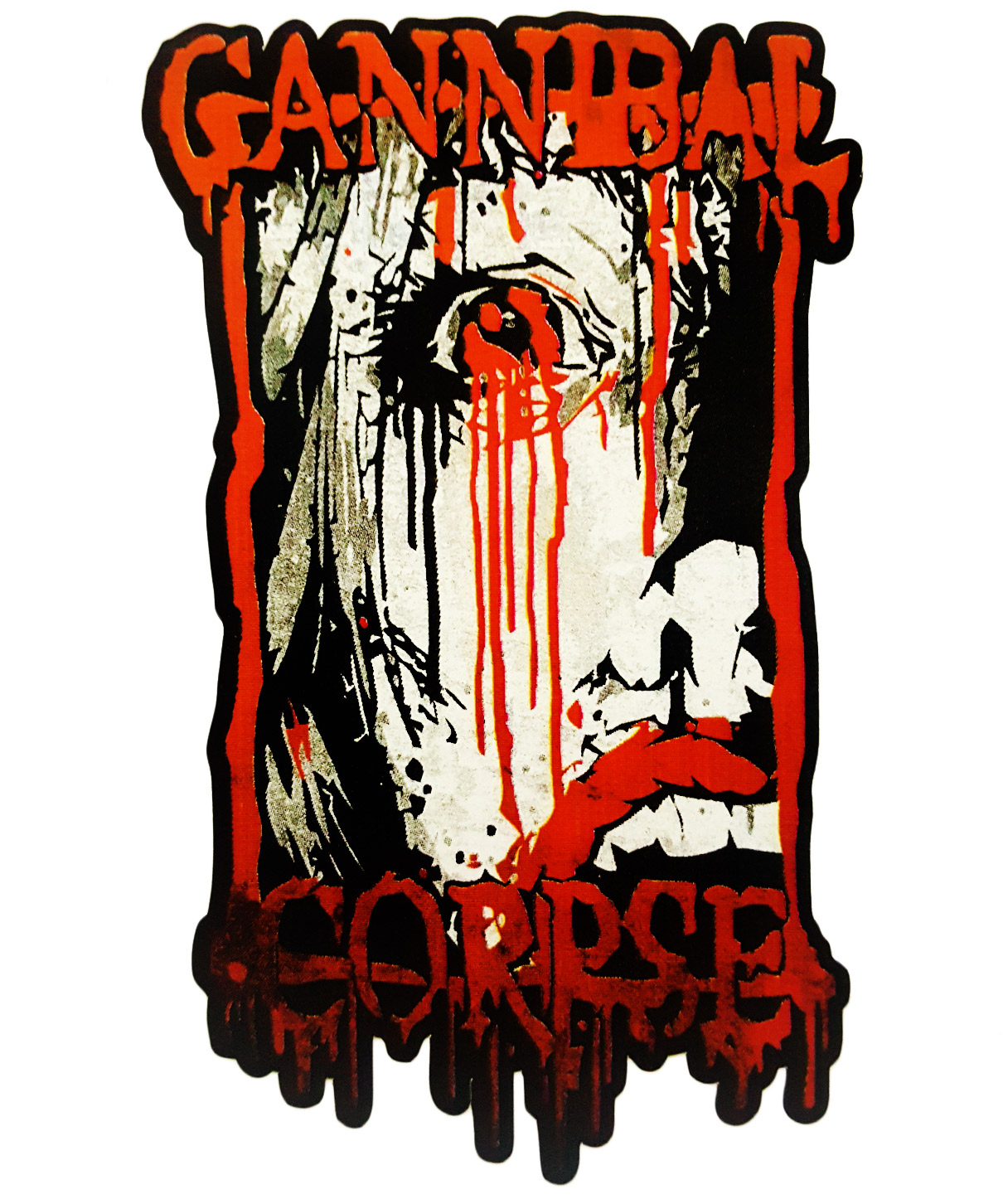 Наклейка-стикер Cannibal Corpse - фото 1 - rockbunker.ru