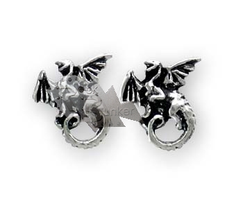 Серьги Alchemy Gothic E279 Whitby Wyrm - фото 1 - rockbunker.ru