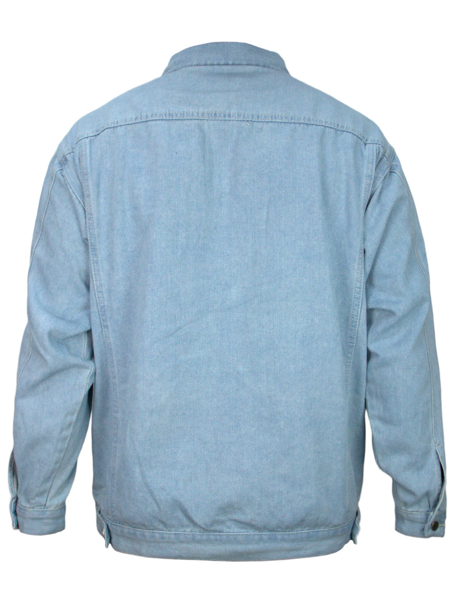 Куртка Джинсовая Голубая - фото 2 - rockbunker.ru