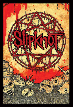 Кожаная нашивка Slipknot - фото 1 - rockbunker.ru
