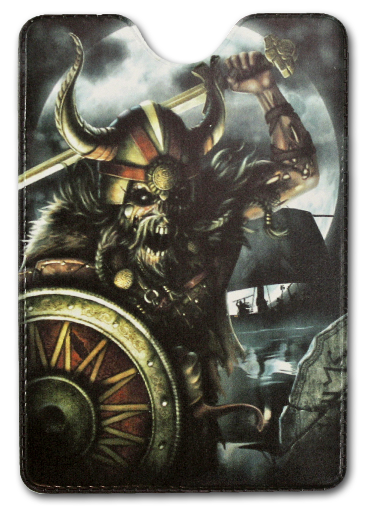 Обложка для проездного RockMerch Мертвый викинг - фото 1 - rockbunker.ru