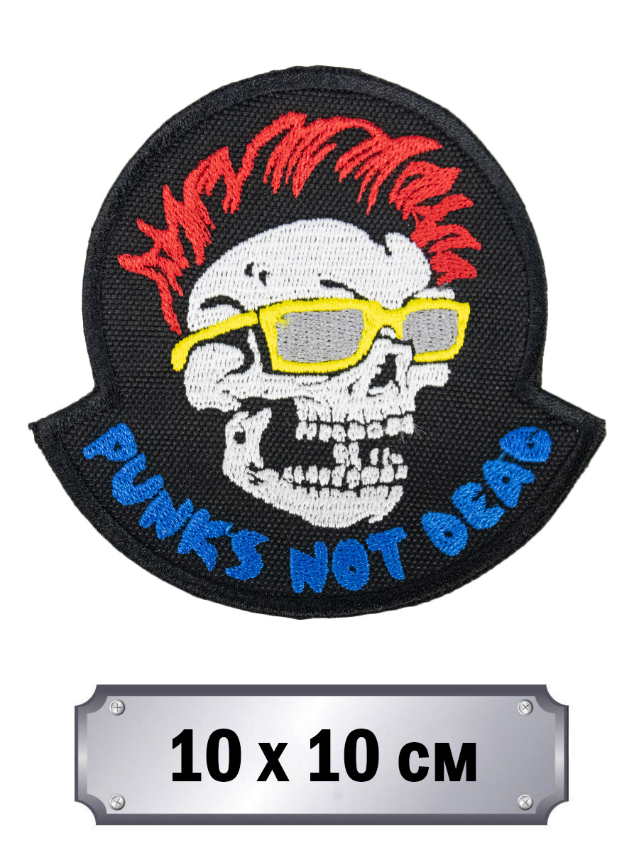 Нашивка RockMerch Panks Not Dead - фото 1 - rockbunker.ru