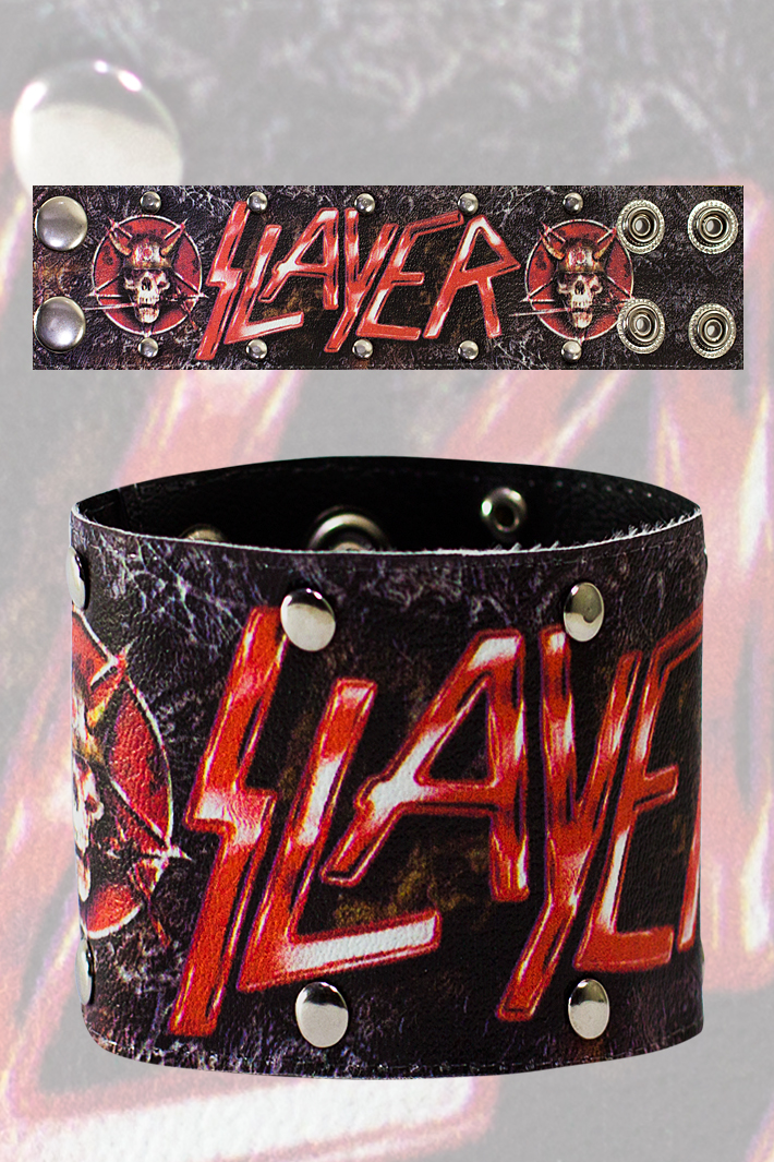 Браслет Slayer - фото 1 - rockbunker.ru