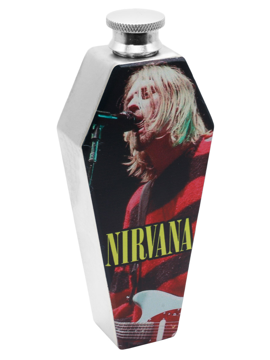 Фляга-Гроб RockMerch Nirvana Kurt Cobain - фото 1 - rockbunker.ru