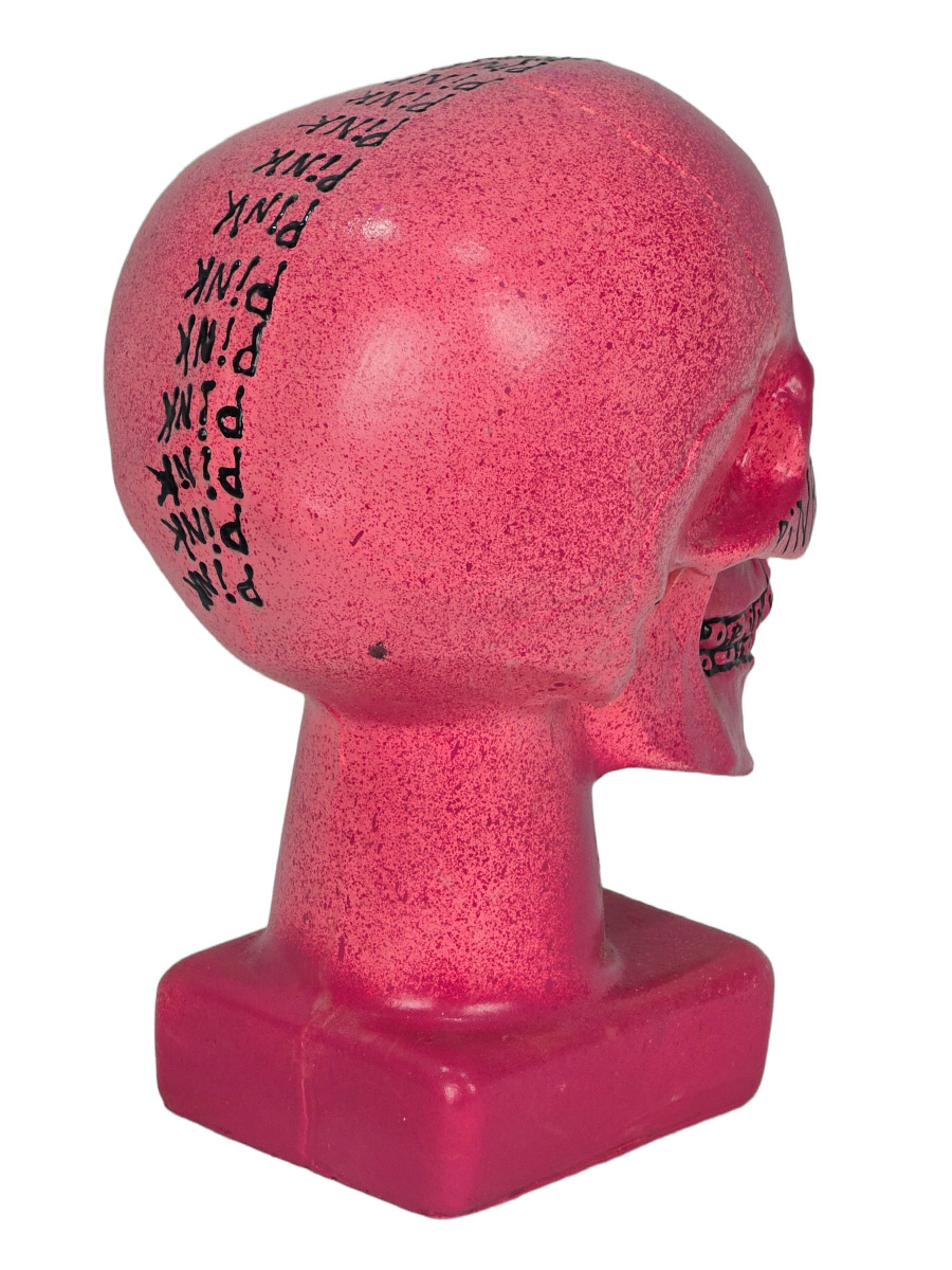 Череп декоративный Pink - фото 4 - rockbunker.ru