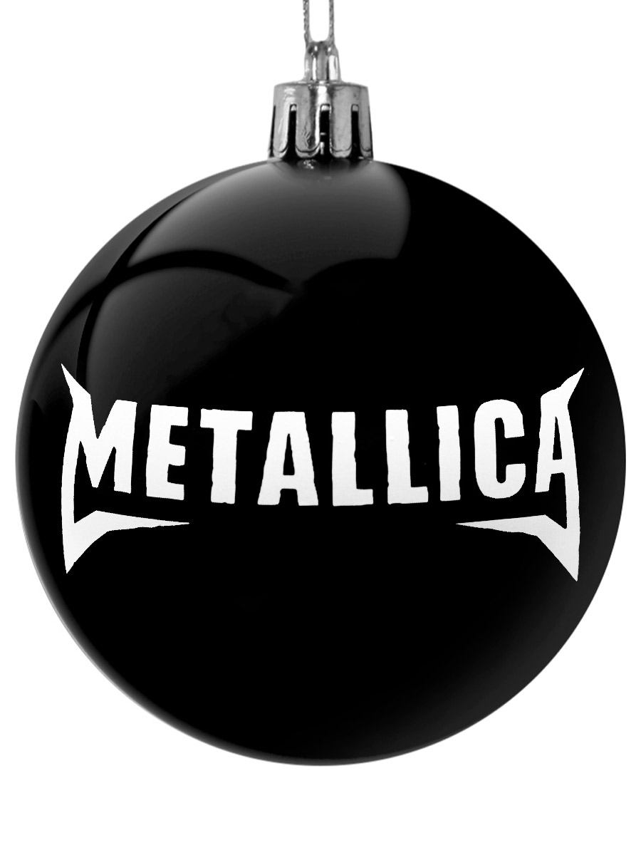 Елочный шар RockMerch Metallica - фото 1 - rockbunker.ru