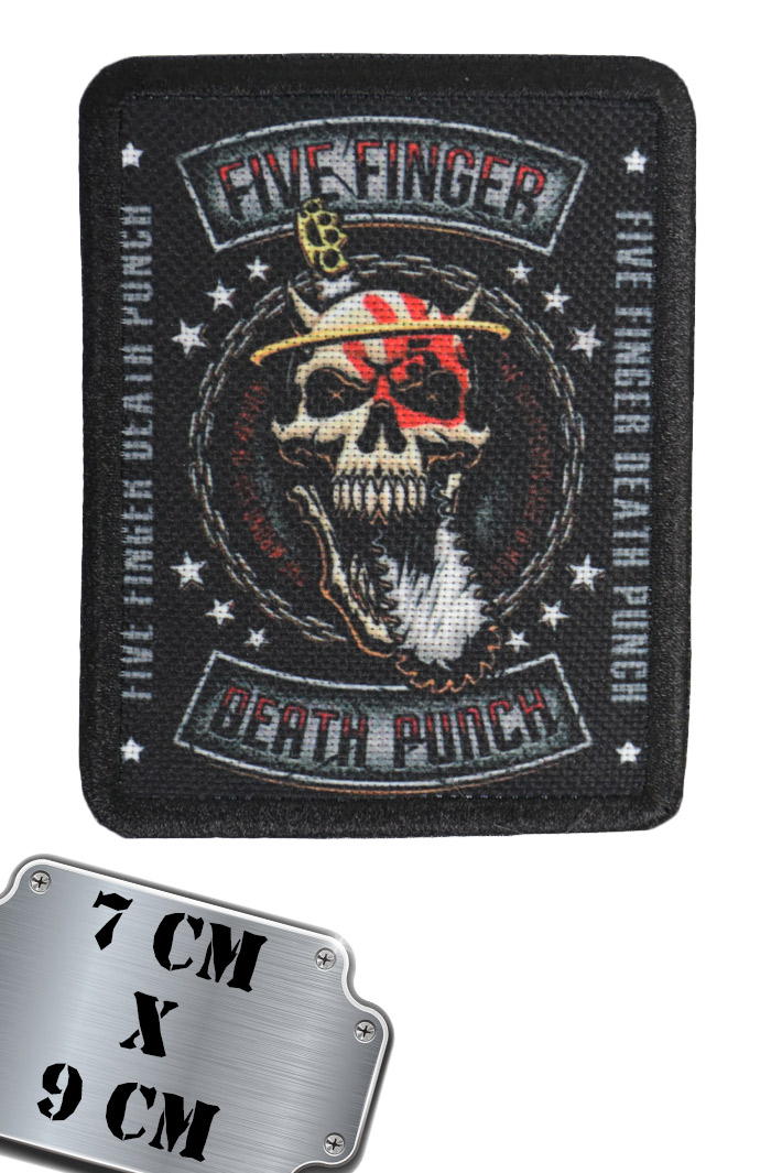 Нашивка RockMerch Five finger death punch - фото 1 - rockbunker.ru