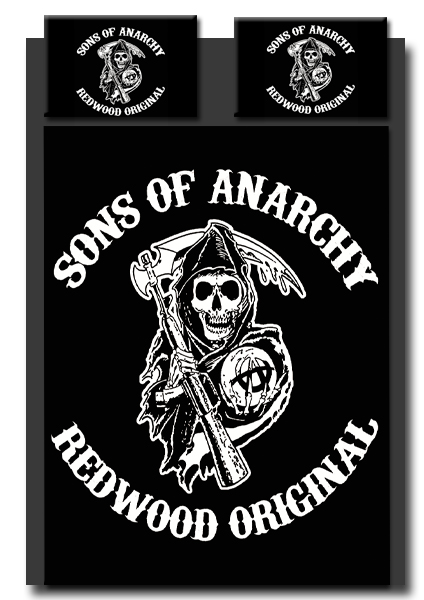 Постельное белье Sons of Anarchy - фото 1 - rockbunker.ru