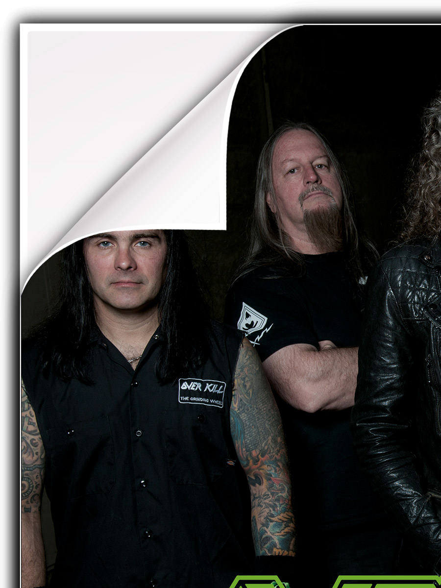 Плакат самоклеющийся на стену Overkill - фото 3 - rockbunker.ru