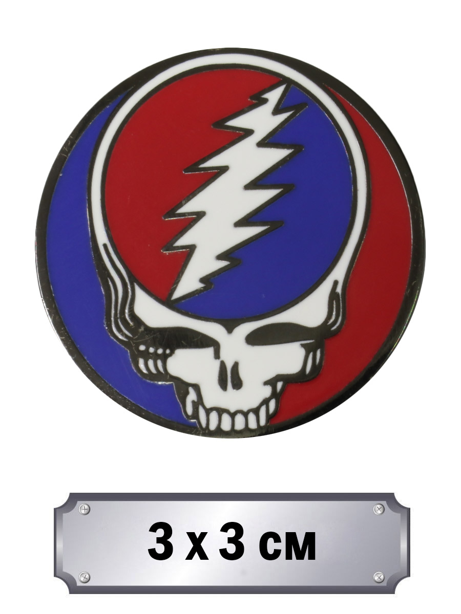 Значок Grateful Dead - фото 1 - rockbunker.ru