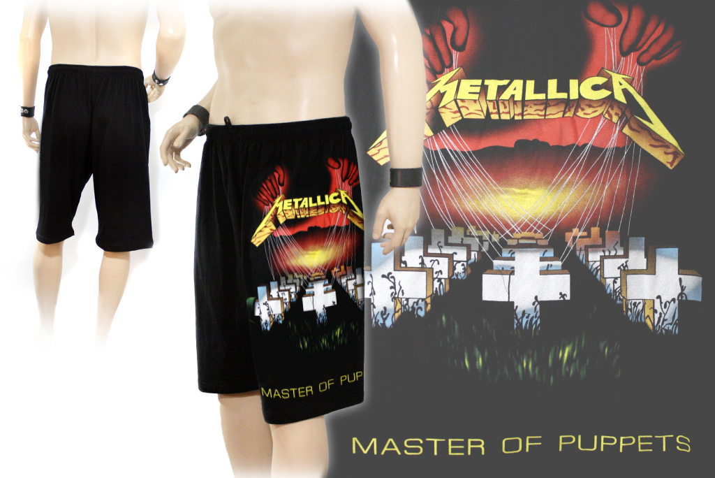 Шорты Metallica Master of Puppets - фото 2 - rockbunker.ru