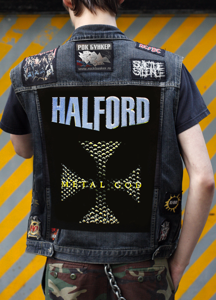 Нашивка Halford Metal God - фото 1 - rockbunker.ru