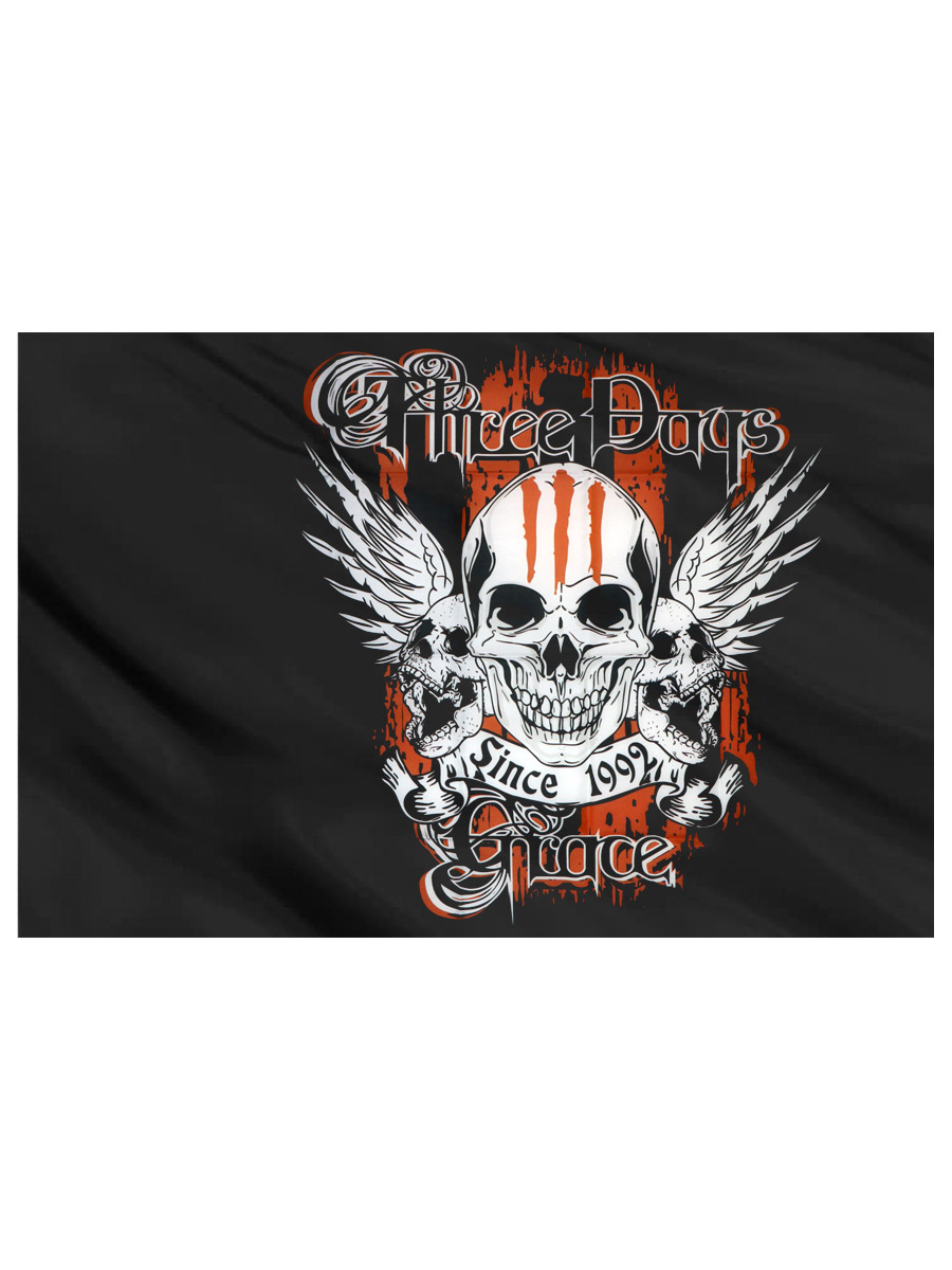 Флаг Three Days Grace Since 1999 - фото 2 - rockbunker.ru