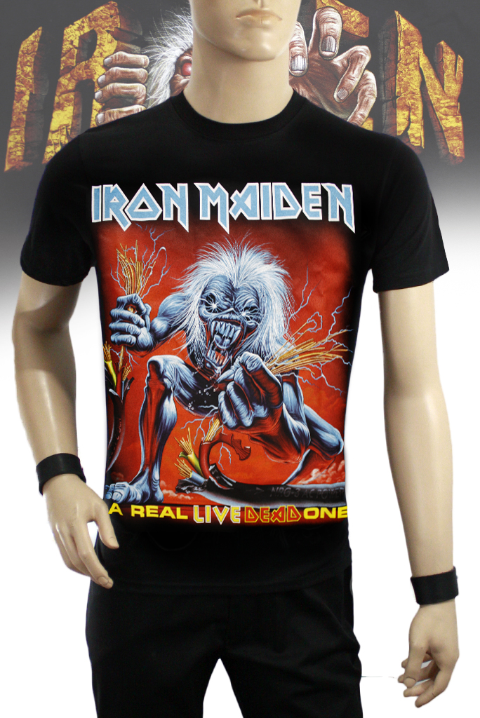 Футболка Hot Rock Iron Maiden A Real Dead One - фото 1 - rockbunker.ru