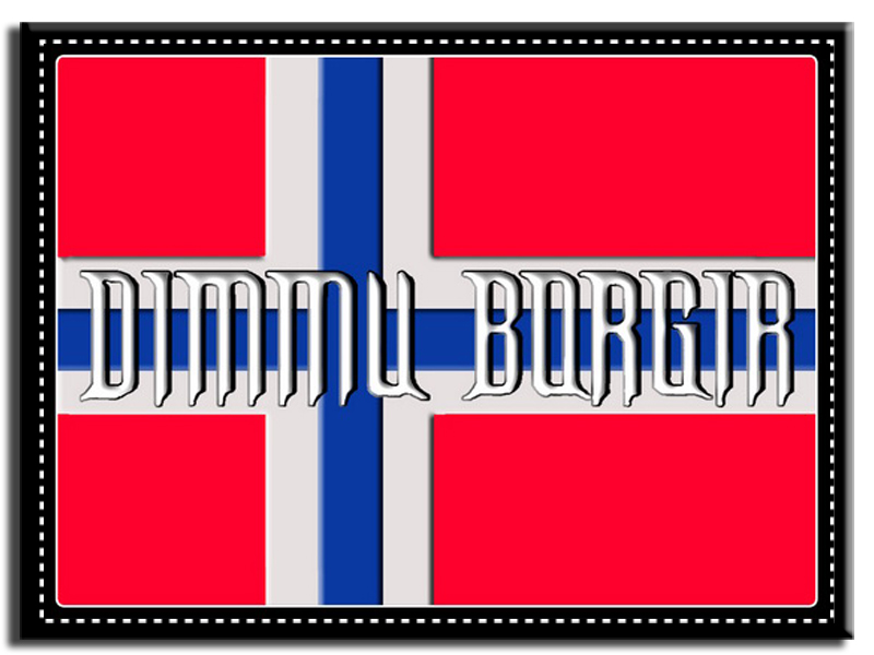 Кошелек Dimmu Borgir флаг - фото 1 - rockbunker.ru