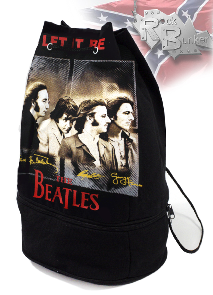 Мешок заплечный с карманом The Beatles Let it be - фото 2 - rockbunker.ru