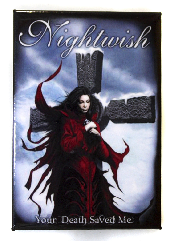 Магнит RockMerch Nightwish Your death saved me - фото 1 - rockbunker.ru