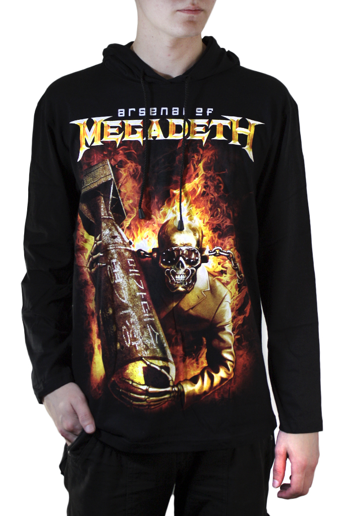 Толстовка Hot Rock Megadeth Arsenal Of Megadeth - фото 1 - rockbunker.ru