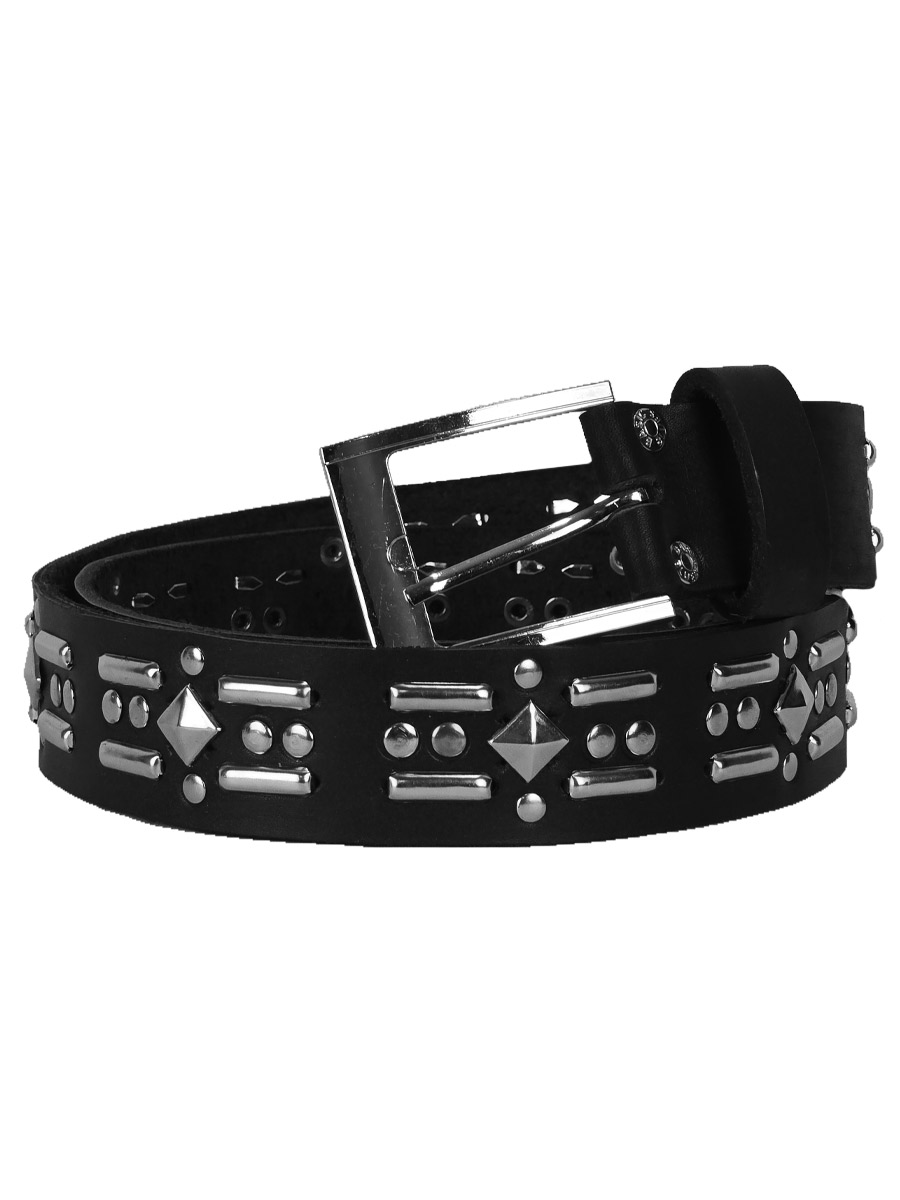 Ремень кожаный Орнамент - фото 1 - rockbunker.ru