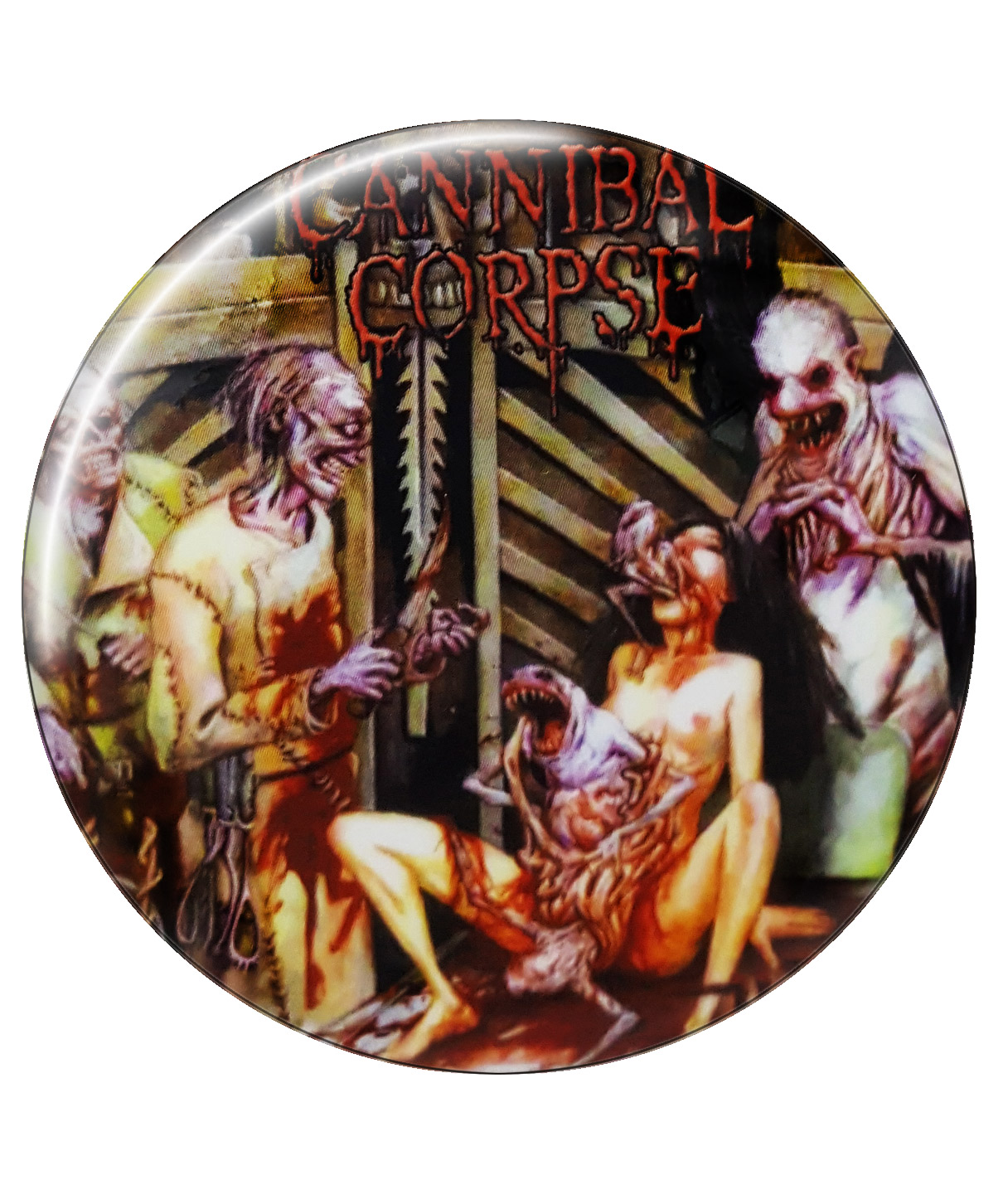 Значок RockMerch Cannibal Corpse - фото 1 - rockbunker.ru