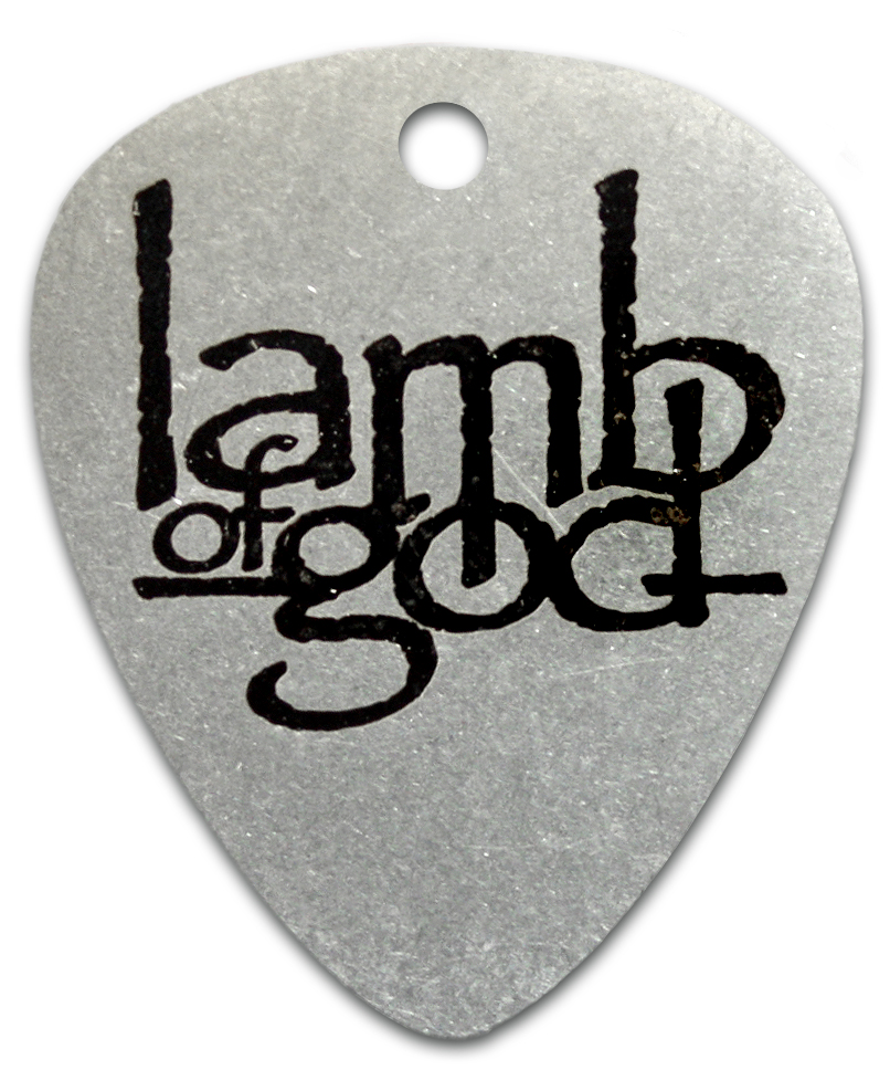 Кулон медиатор Lamb Of God - фото 1 - rockbunker.ru